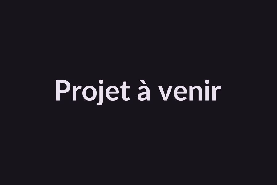 Aperçu d'un projet réalisé par TOK'N Agency